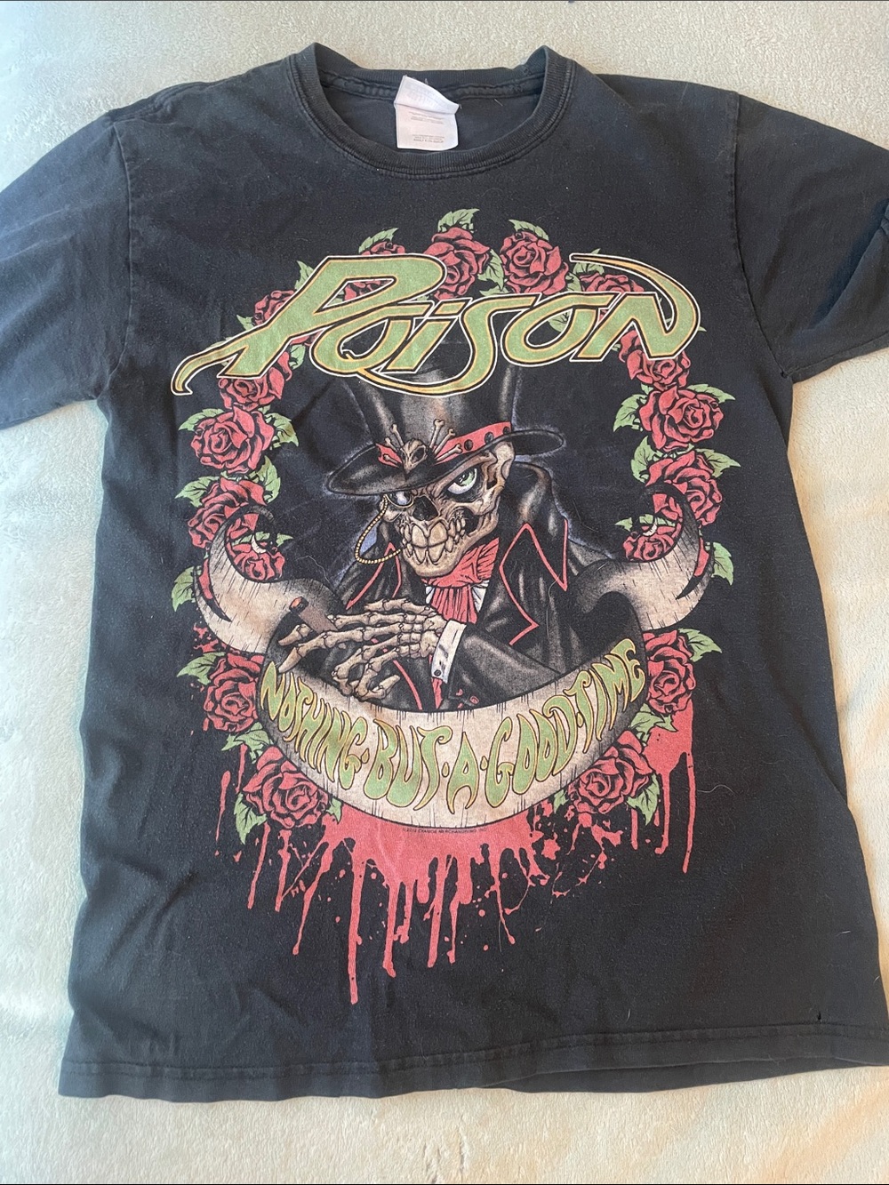 Vintage Poison black Graphic Band T-Shirt